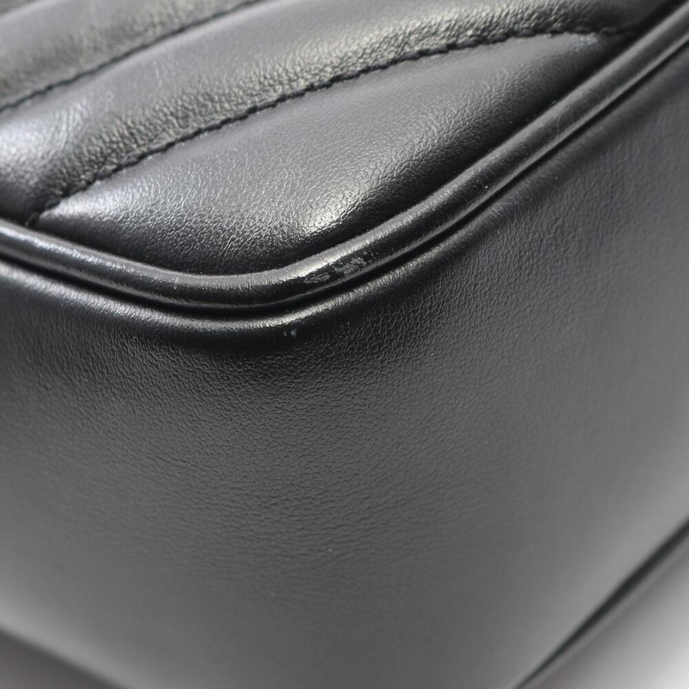 Saint Laurent Paris LOU CAMERA BAG Leather Shoulder Black - Picture 5 of 7